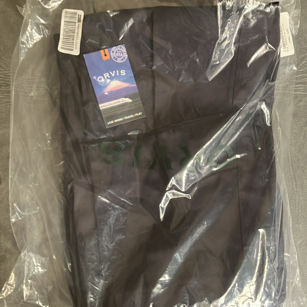 Orvis Blue Dress Pants with Smooth Finish